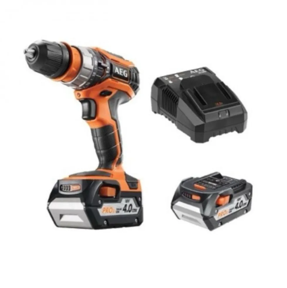 Perceuse-visseuse à percussion sans fil 18V - 2x4Ah - BSB18C2XLI-402C AEG Powertools