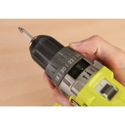 Perceuse-visseuse à percussion sans fil 18V ONE+™ + 2 batteries 2,0 Ah - R18PD2-220S RYOBI
