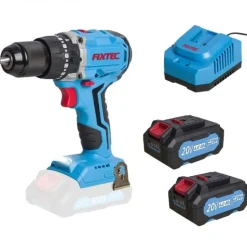 Perceuse visseuse à percussion sans fil 20V - 55Nm + 2 batteries 4Ah - FCD2002LX-2B1C LEMAN