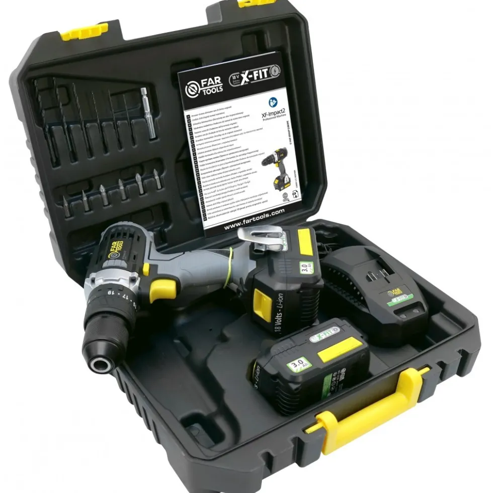 Perceuse visseuse à percussion sans fil - 18V - XF-IMPACT2 FARTOOLS