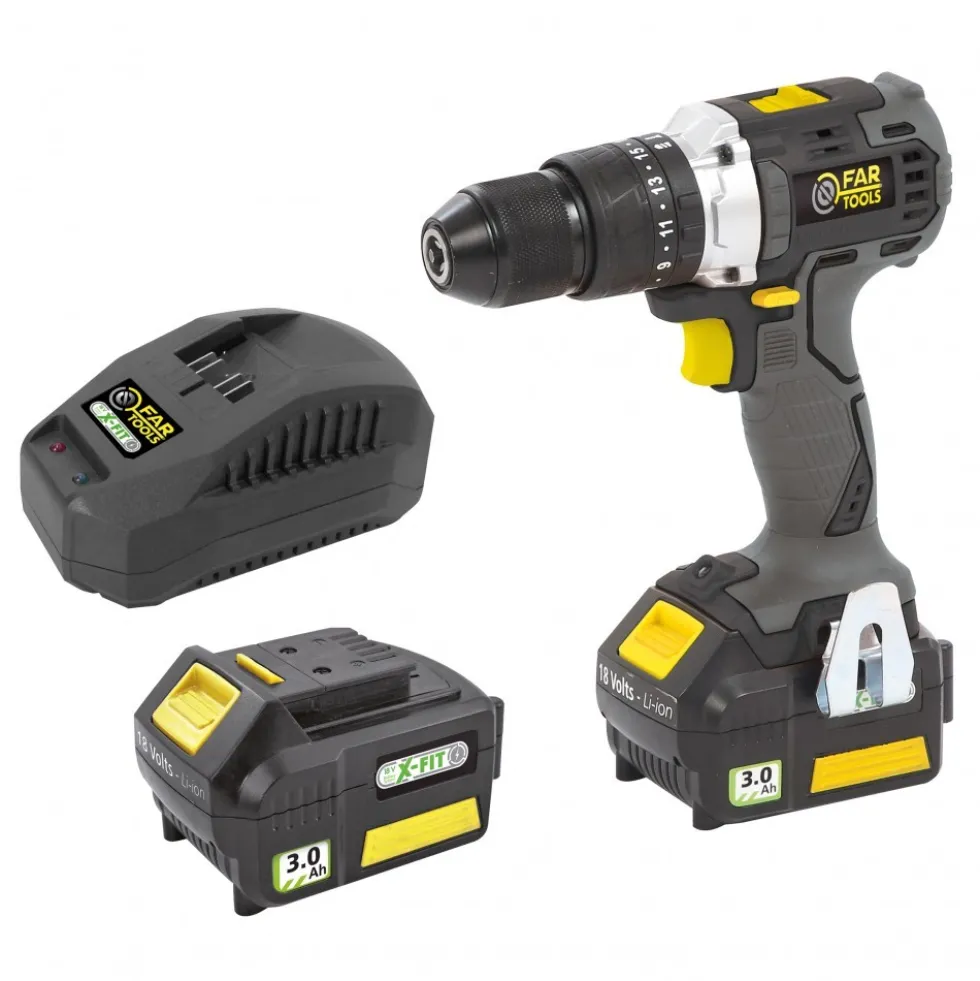 Perceuse visseuse à percussion sans fil - 18V - Brushless - XFC-Impact2 FARTOOLS