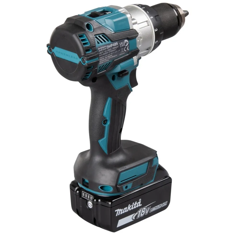 Perceuse visseuse à percussion sans fil LXT® - 18V Li-Ion - DHP489RTJ MAKITA