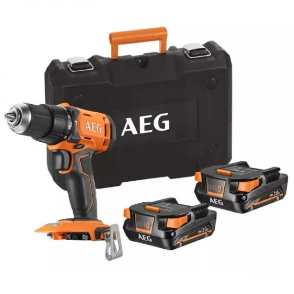 Perceuse visseuse à percussion 18V + 2 batteries 2,0 Ah - BSB18G4-202C AEG Powertools