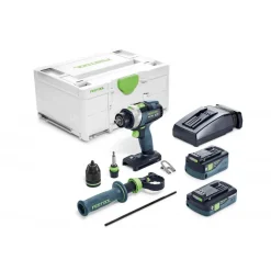 Perceuse-visseuse à percussion 18V sans fil - QUADRIVE TPC 18/4 5,2/4,0 I-Plus FESTOOL