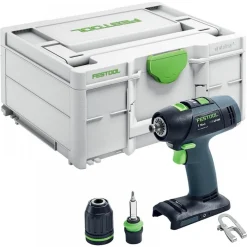 Perceuse visseuse sans fil T 18+3-Basic - Solo FESTOOL