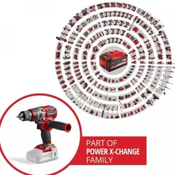 Perceuse visseuse sans fil TP-CD 18/80 Li BL-Solo - Power X-Change EINHELL PROFESSIONAL