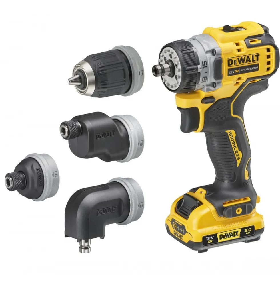 Perceuse visseuse sans fil 12V - DCD703L2T-QW DEWALT