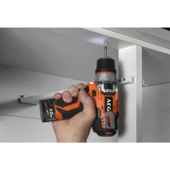 Perceuse visseuse 12V + 2 batteries 2Ah + sac de transport - BBS12C2LI-202B AEG Powertools