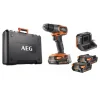Perceuse visseuse 18V Brushless + 2 batteries 2Ah - BS18SBL2-202C AEG Powertools