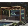 Pergola autoportée en bois lamellé-collé Santander 6 x 3 m MADERLAND