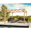 Pergola en bois lamellé-collé Linares 5 x 3 m MADERLAND