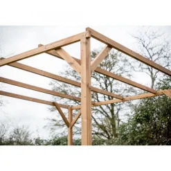 Pergola en bois THONON - 3,00x3,00 m - 9 m2 HABRITA