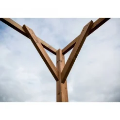 Pergola en bois THONON - 3,00x3,00 m - 9 m2 HABRITA