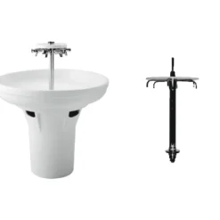 Pied 50cm ou 80cm -pour lavabo circulaire Blanc - Le Circulaire PORCHER