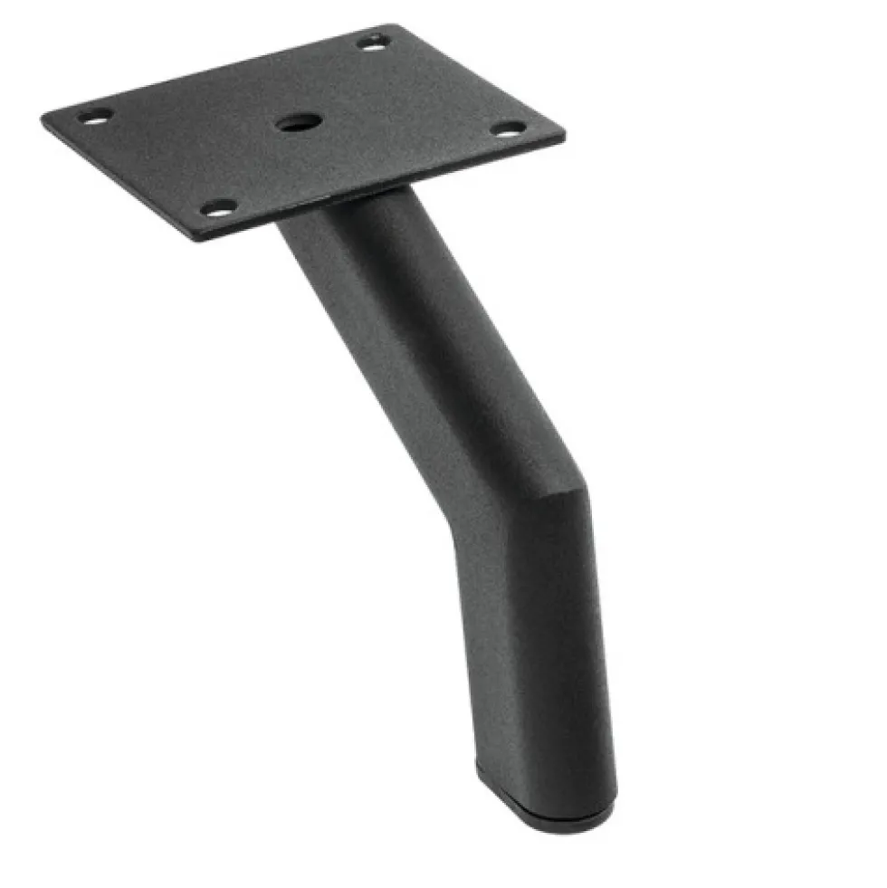 Pied de meuble oblique - en acier - noir - Stomp SYNERCIA