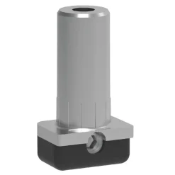 Pied de meuble vérin à encastrer 316 en zamak - diamètre 16 mm CAMAR
