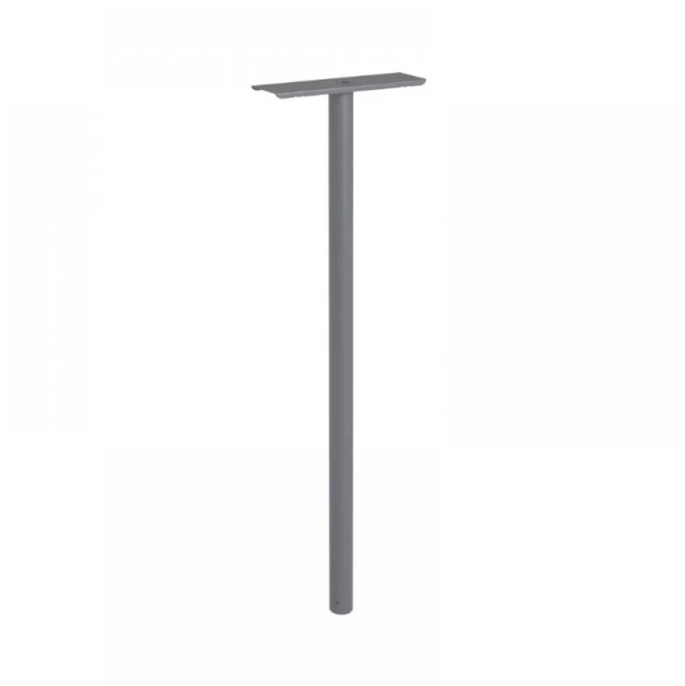 Pied pour boîte aux lettres - aluminium - avec platine DECAYEUX