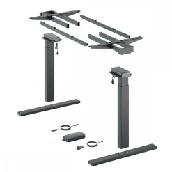 Pieds de bureau motorisés Steelforce Pro 570 SLS Highline HETTICH