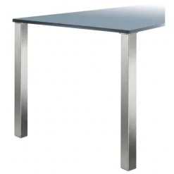 Pied snack en aluminium - carré 60 mm - Quadra 647 CAMAR