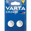 Pile bouton - CR2430 - lot de 2 - 3V - Lithium VARTA