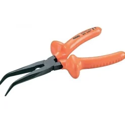 Pince à bec demi-rond coudé isolée 1000V SAM OUTILLAGE