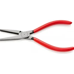 Pince à bec long et plat avec gainage PVC et finition polie KNIPEX