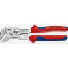 Pince-clé à mâchoires striées - Capacité 27 mm - Gainage bi-matière KNIPEX