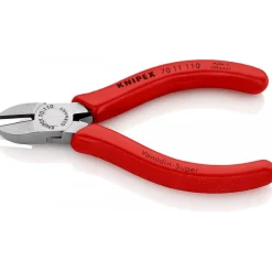 Pince coupante de côté à tête polie - avec ressort - 110 mm KNIPEX
