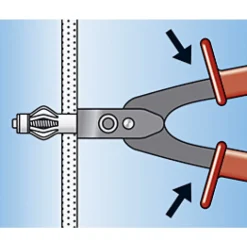 Pince à expansion universelle pour chevilles métalliques FISCHER