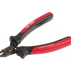 Pince électronique coupante diagonale à tête ogivale 563-R - bi-matière SAM OUTILLAGE