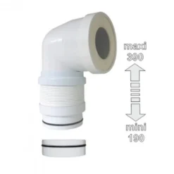 Pipe wc coudée et extensible - Magic Pipe REGIPLAST