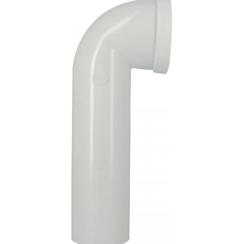 Pipe WC longue 350 mm - joint élastomère Ø65/95 mm - sortie Ø100 NICOLL