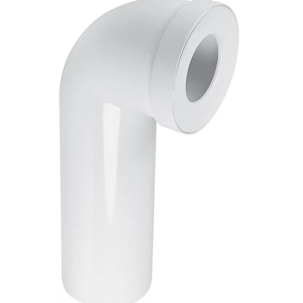 Pipe WC longue 350 mm - joint élastomère Ø65/95 mm - sortie Ø100 NICOLL