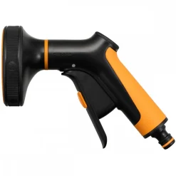 Pistolet multijets tête d'arrosage - brume - pluie - jet plat- jet de rinçage et jet FISKARS