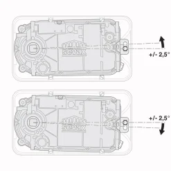 Pivot de sol extra-plat - TSP SEVAX