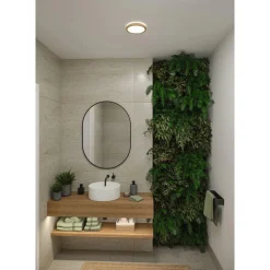 Plafonnier rond Ø190 mm 7,6W CCT - étanche IP44 - Atria Shine PAULMANN