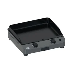 Plancha gaz 2 brûleurs 60cm Gris Cargo - Fusion 60 ENO