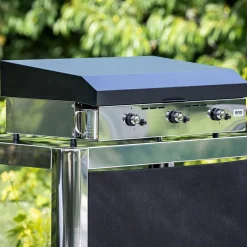 Plancha gaz 3 brûleurs 65cm Inox - Initial 65 ENO