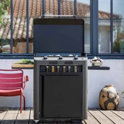 Plancha gaz 75 cm sur chariot - Combo Fusion 75 ENO