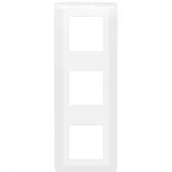 Plaque décorative verticale Mosaic blanche - 3x2 modules LEGRAND