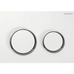 Plaque de commande double touche Omega 20 GEBERIT