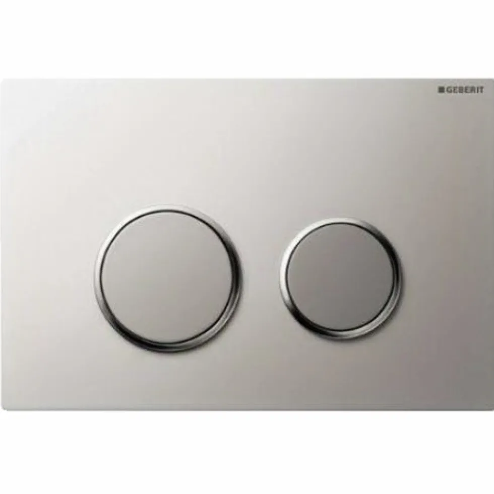 Plaque de commande double touche - Sigma 20 - acier inoxydable GEBERIT