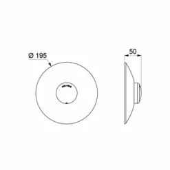 Plaque de commande simple touche avec robinet temporisé - Tempoflux 2 DELABIE