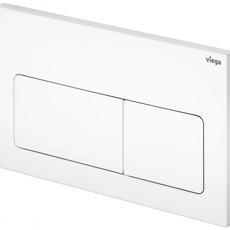 Plaque de commande WC double touche Visign for Style 5 - Blanc alpin VIEGA