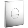 Plaque de commande WC double volume pour WC encastré Tempoflux 3 - rond DELABIE