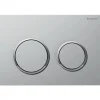 Plaque de commande WC double volume - boutons ovales - Omega20 GEBERIT