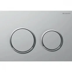 Plaque de commande WC double volume - boutons ovales - Omega20 GEBERIT