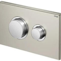 Plaque de commande WC double volume en inox Visign for Public 11 VIEGA