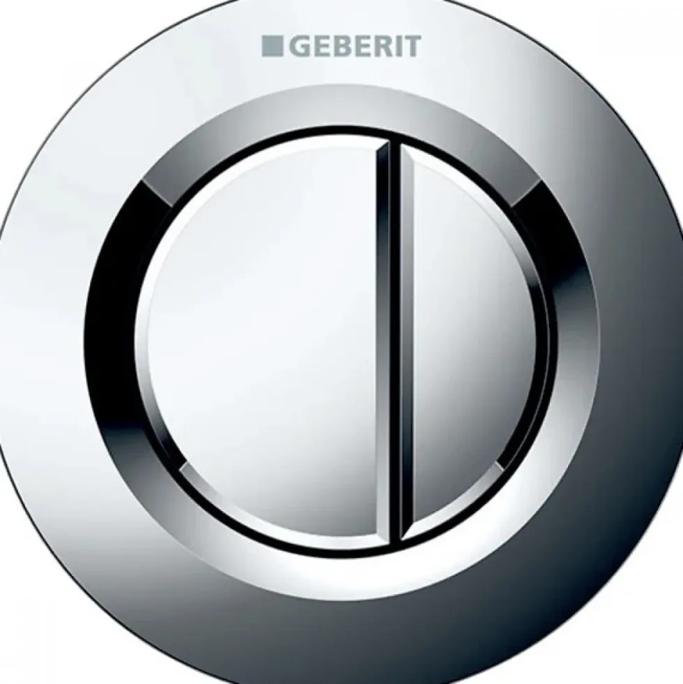 Plaque de commande WC pneumatique à double volume - Type 01 GEBERIT