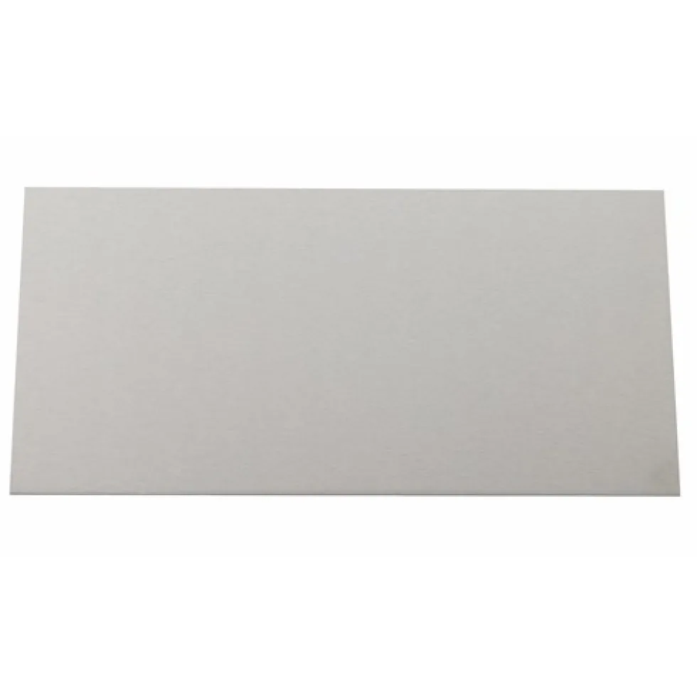 Plaque de propreté inox adhésive rectangulaire DUVAL